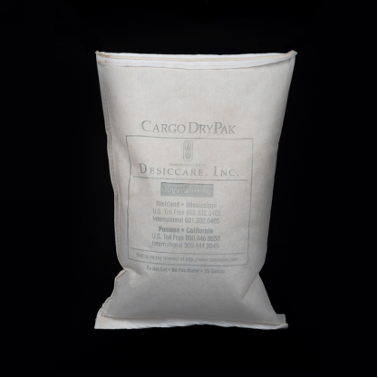 A moisture-free packaging solution desiccant